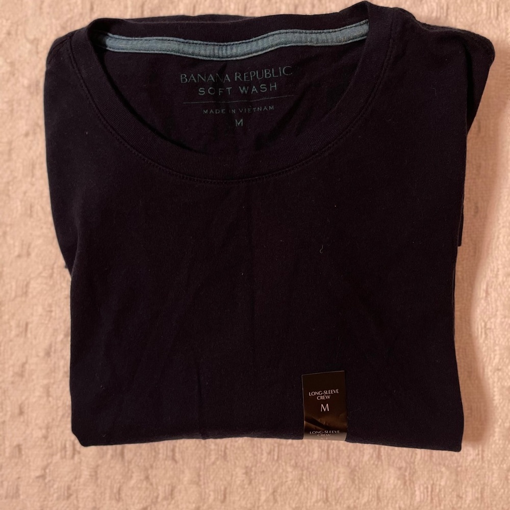 New Navy Long Sleeve Banana Republic